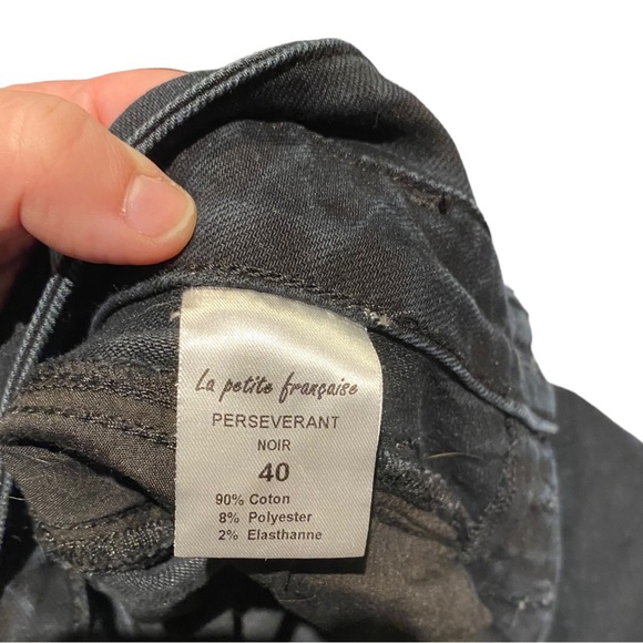 La petite française Denim Perséverant High Waisted Skinny Jeans FR40 - Picture 11 of 15